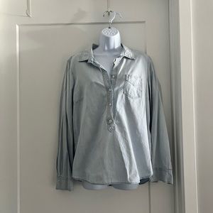 Jcrew chambray pullover, size M